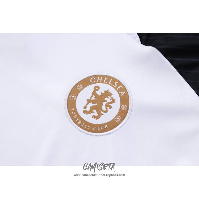 Chandal del Chelsea 2023-2024 Manga Corta Blanco - Pantalon Corto